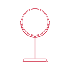 Objects Table Mirrors Ikea Trensum Table Mirror Outline Svg Vector, Free Vectors File